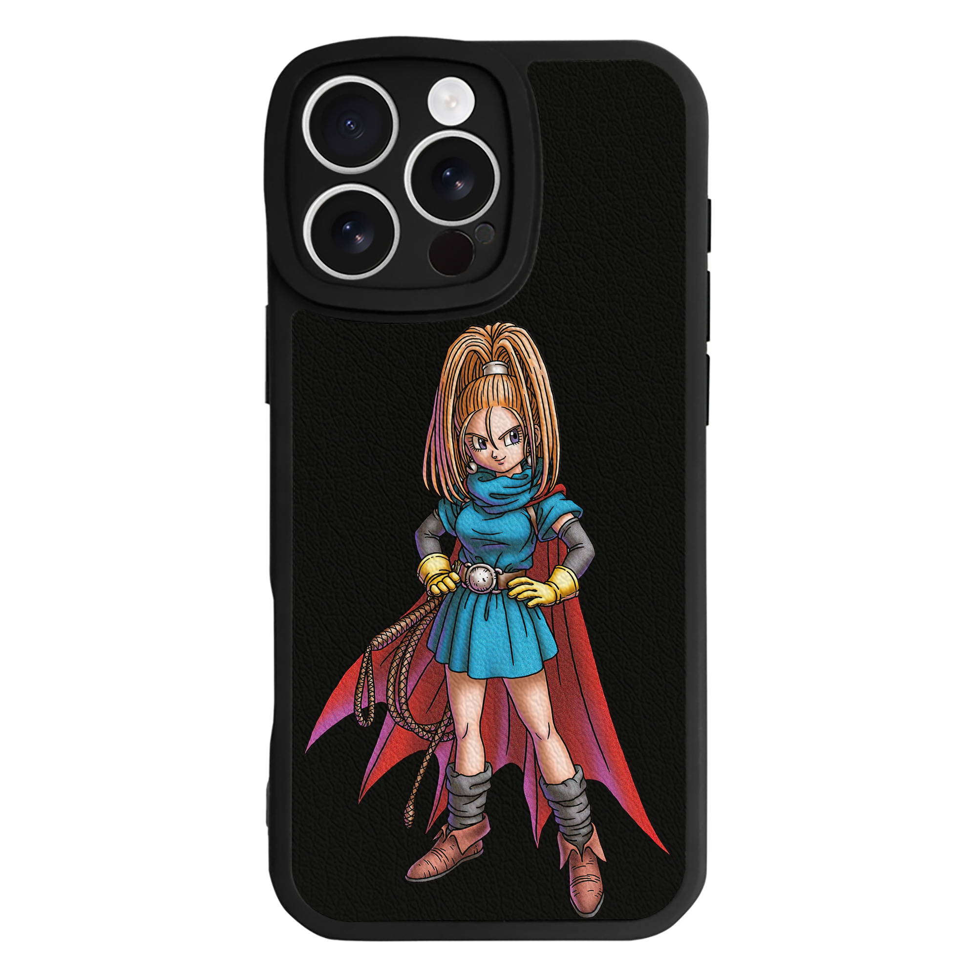 （画像用） ドラゴンクエスト Doragon Kuesuto Dragon Quest 【iPhone 16シリーズ対応】シリコンスマホケース（レザー調） 材質：シリコン